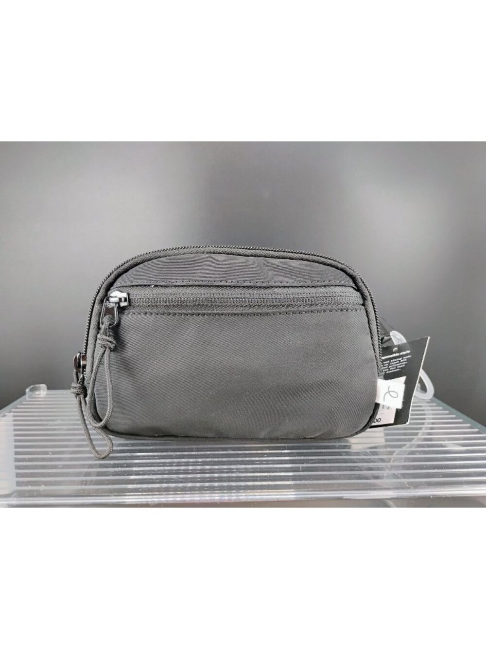 Art Class Small Black Nylon Crossbody Bag With Adjustable Strap & Zipper